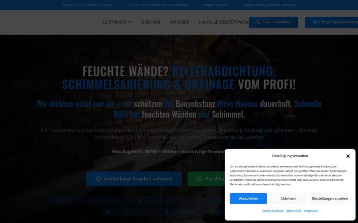 Screenshot of bauservice-sanel-pepic.de