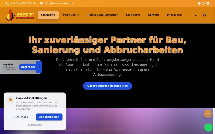 Screenshot of bauservice-team.de