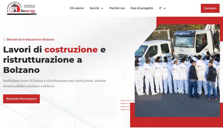 Screenshot von bauservicebolzano.it