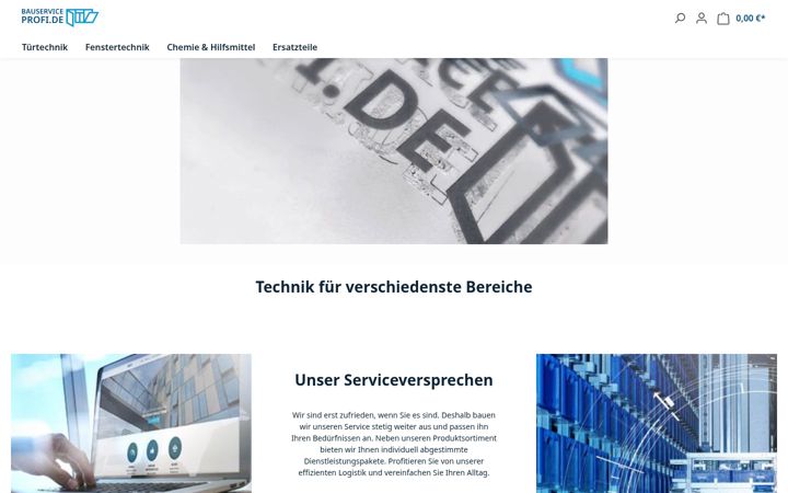 Screenshot of bauserviceprofi.de