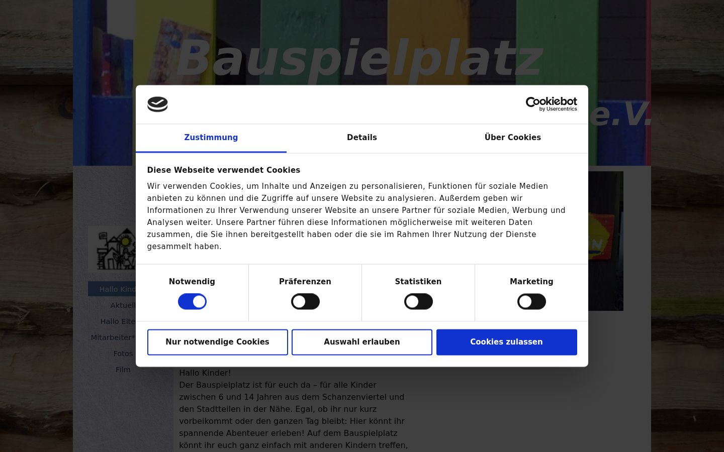 Snímka obrazovky banera súhlasu zobrazeného pred akoukoľvek interakciou