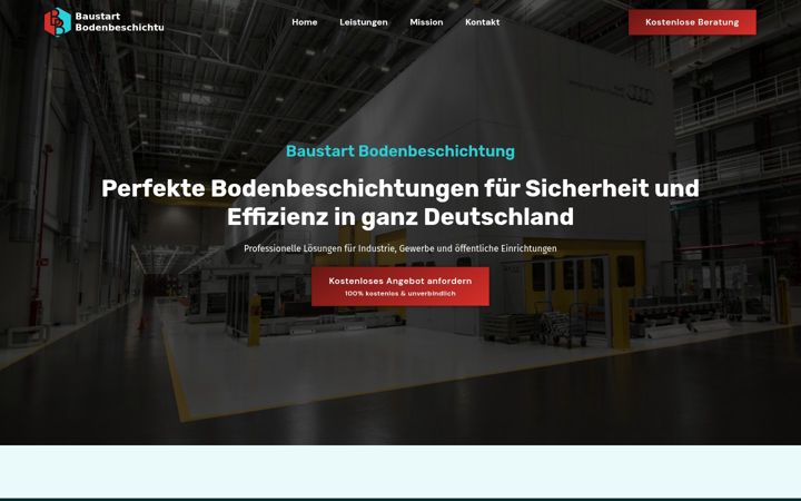 Screenshot of baustart-bodenbeschichtung.de