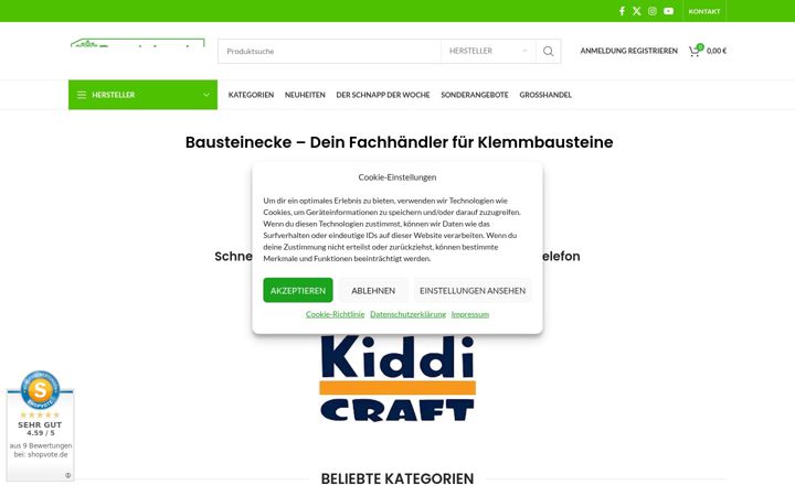 Screenshot of bausteinecke.de