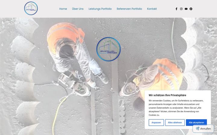 Screenshot of baustellen-partner.de
