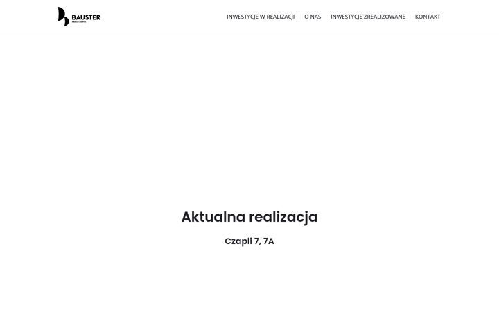 Screenshot von baustersite.pl