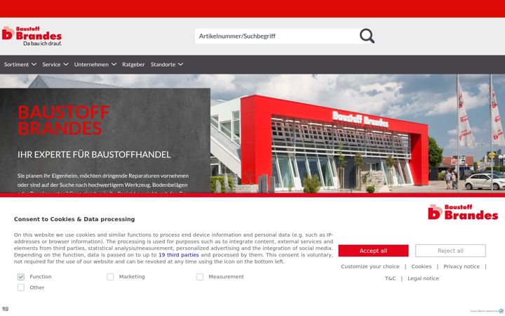Screenshot of baustoff-brandes.de