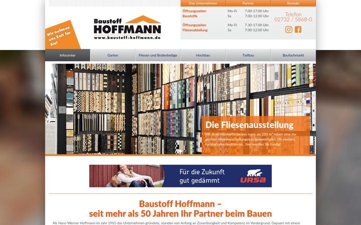 Screenshot of baustoff-hoffmann.de