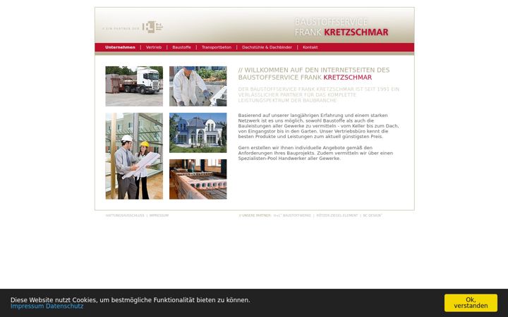 Screenshot of baustoff-kretzschmar.de