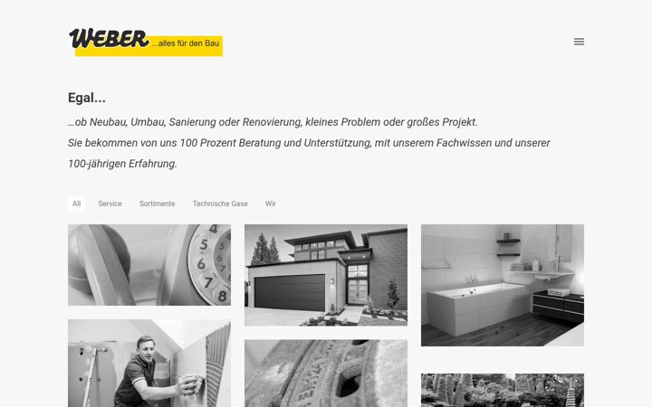Screenshot von baustoff-weber.de
