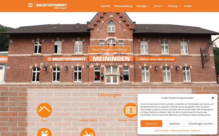 Képernyőkép: baustoffmarkt-meiningen.de