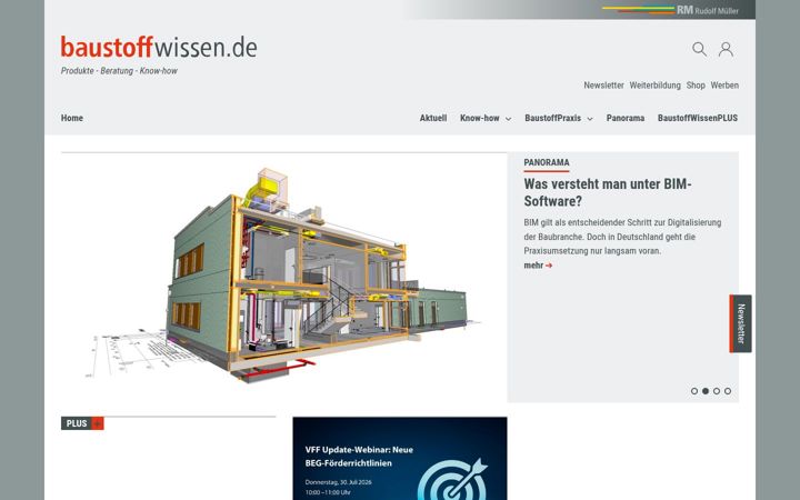 Screenshot of baustoffwissen.de