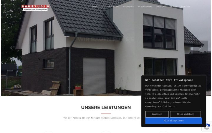 Screenshot of baustudio-rheine.de