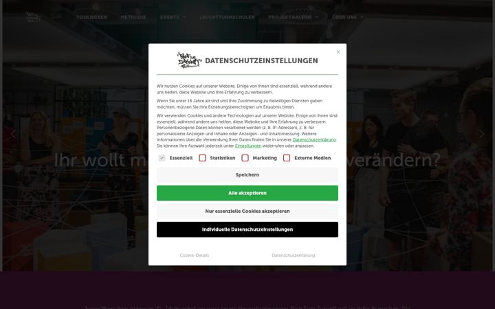 Screenshot of baut-eure-zukunft.eu