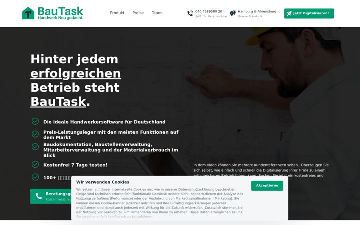 Képernyőkép: bautask.de
