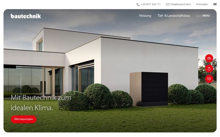 Screenshot of bautechnik.it