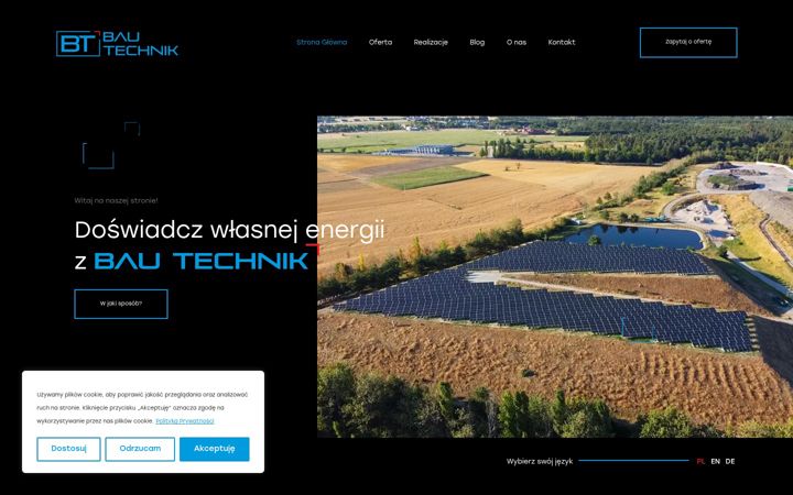 Screenshot of bautechnik.pl