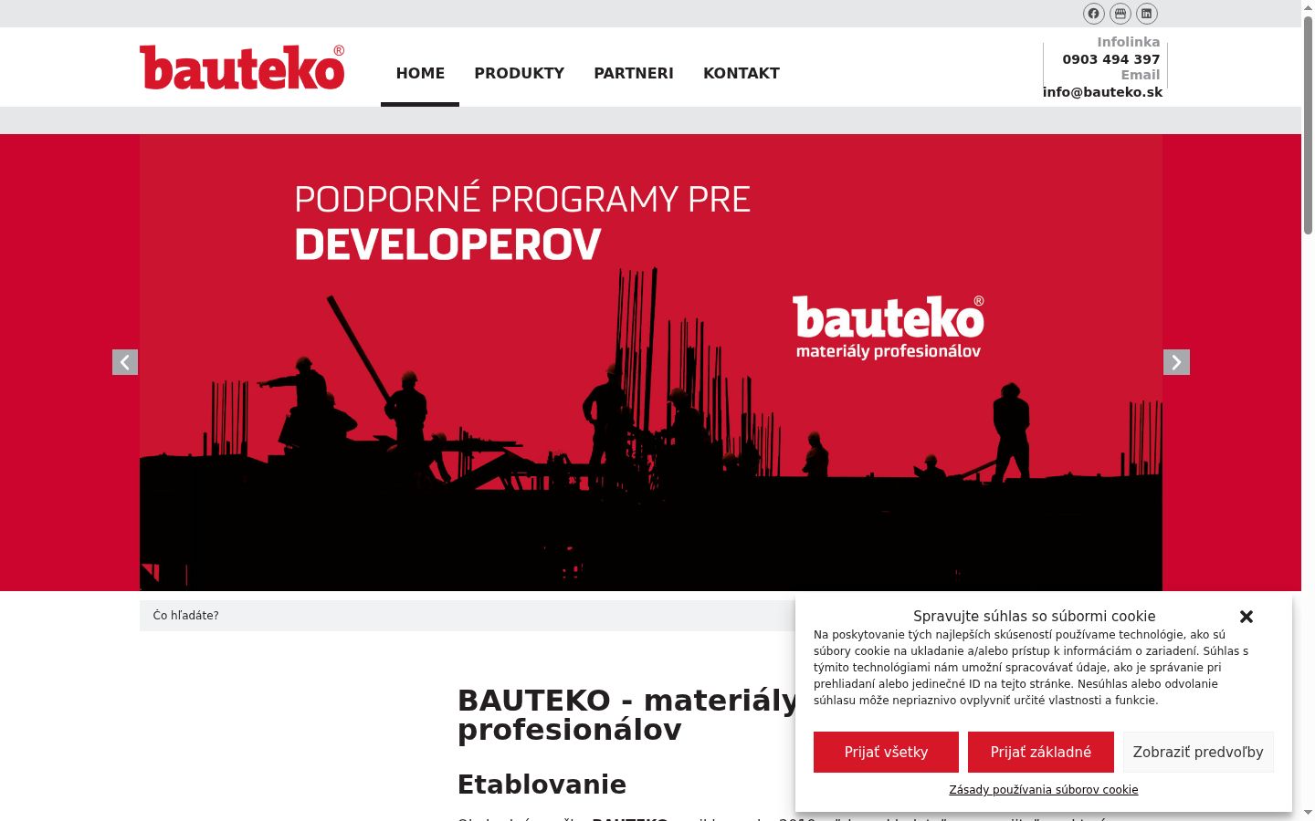 Snímek obrazovky baneru souhlasu zobrazeného před jakoukoli interakcí