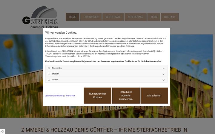 Képernyőkép: bautenschutz-guenther.de