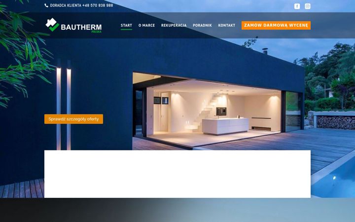 Screenshot von bautherm-rekuperacja.pl
