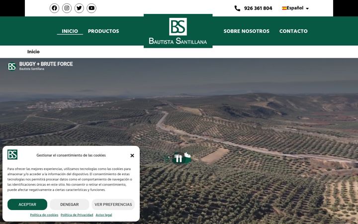 Screenshot of bautistasantillana.es
