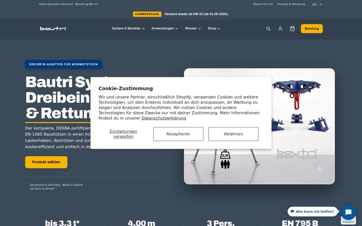 Képernyőkép: bautri.de