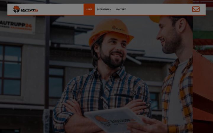Screenshot of bautrupp24.de