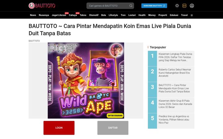Screenshot of bauttoto.com
