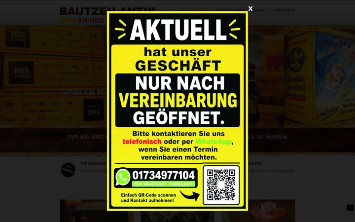 Képernyőkép: bautzen-antik.de