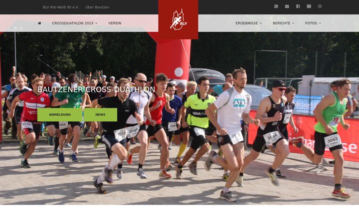 Screenshot of bautzener-crossduathlon.de