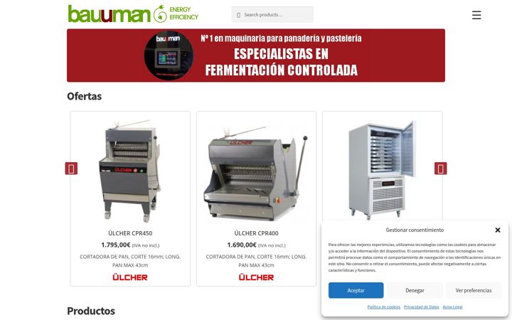 Screenshot of bauuman.com