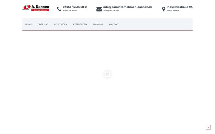 Screenshot of bauunternehmen-dannen.de