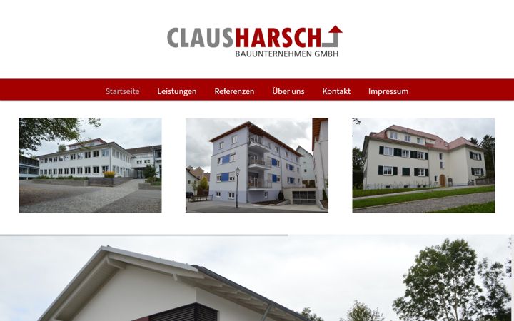 Zrzut ekranu bauunternehmen-harsch.de