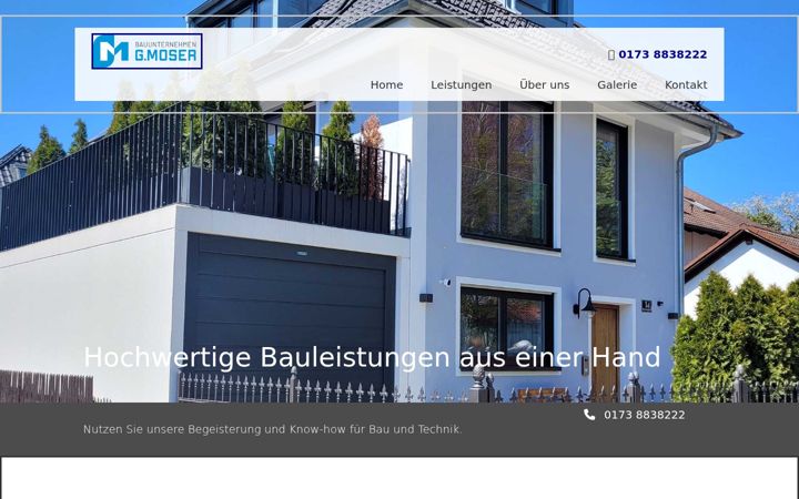 Zrzut ekranu bauunternehmen-hasanaj.de