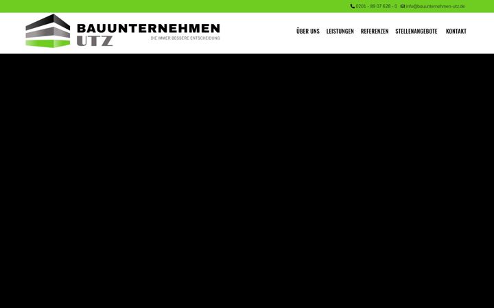 Screenshot of bauunternehmen-utz.de