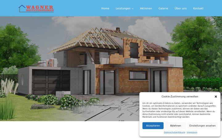 Screenshot von bauunternehmenwagner-hh.de