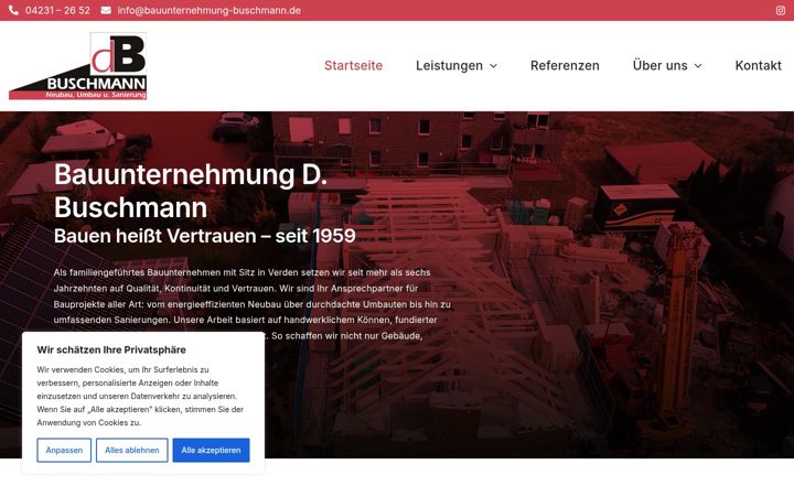 Screenshot of bauunternehmung-buschmann.de