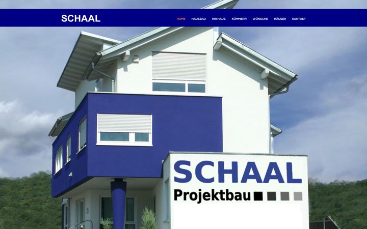Screenshot von bauunternehmung-schaal.de