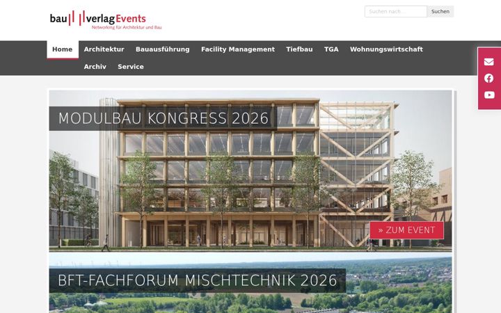 Screenshot of bauverlag-events.de