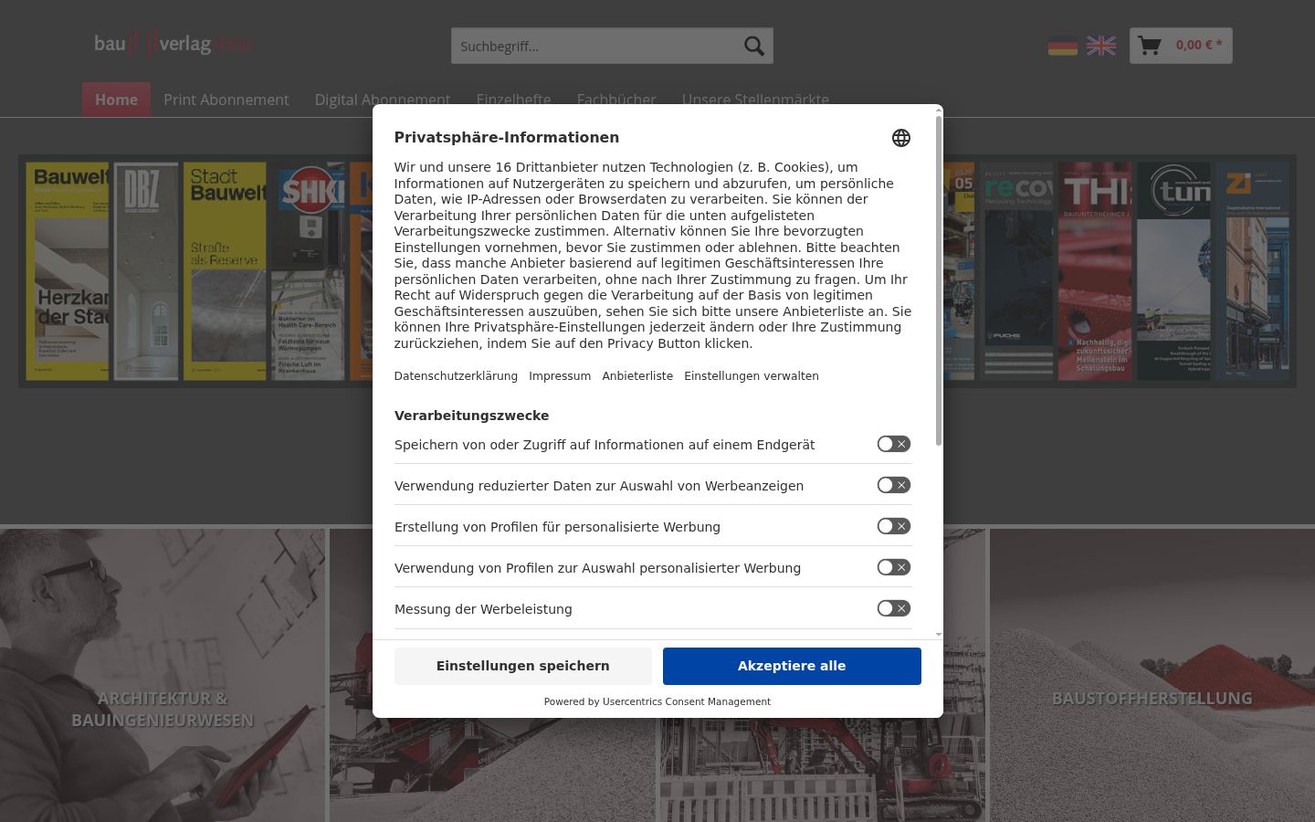 Screenshot tal-banner tal-kunsens muri qabel kwalunkwe interazzjoni