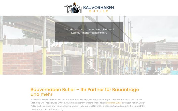 Screenshot of bauvorhaben-butler.de