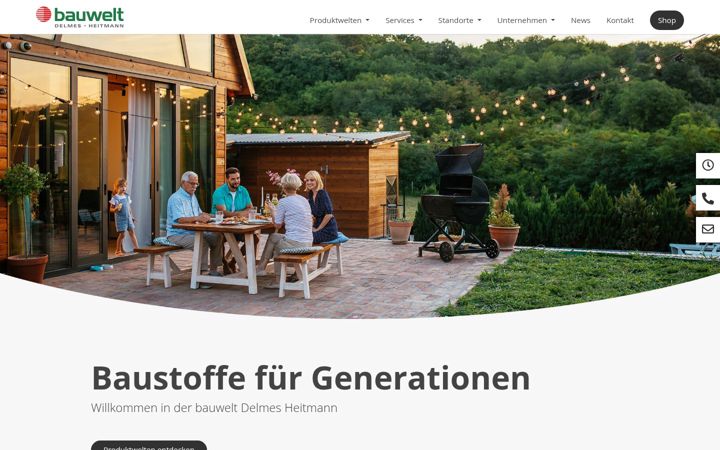 Screenshot of bauwelt.eu