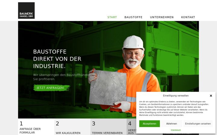 Screenshot of bauwerk-handel.de