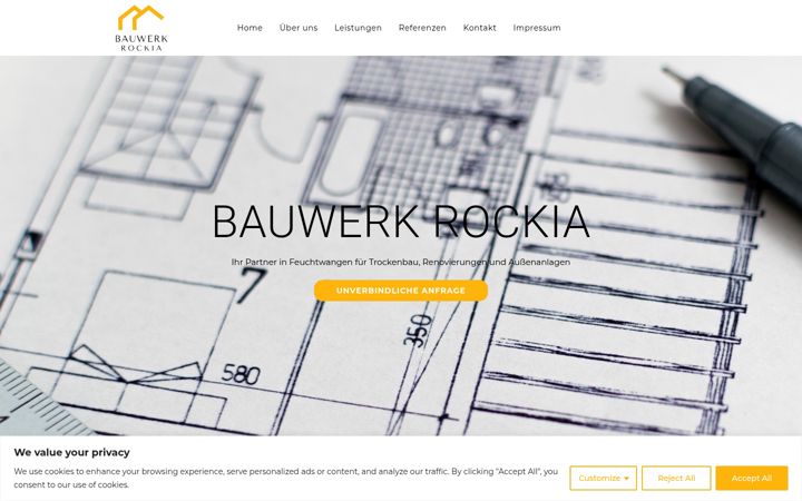 Screenshot of bauwerk-rockia.de