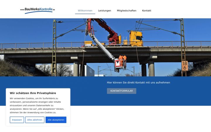 Screenshot of bauwerkskontrolle.de
