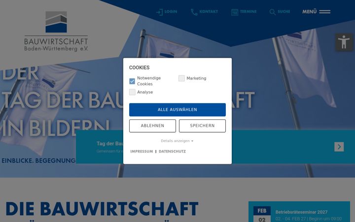 Ekrano kopija bauwirtschaft-bw.de