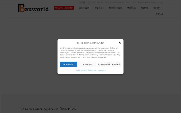 Screenshot of bauworld24.de