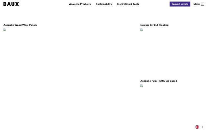 Screenshot of baux.com
