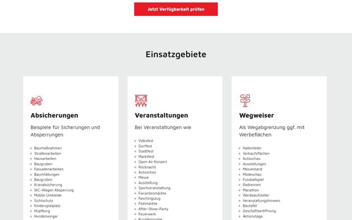 Screenshot of bauzaun-verleih.com