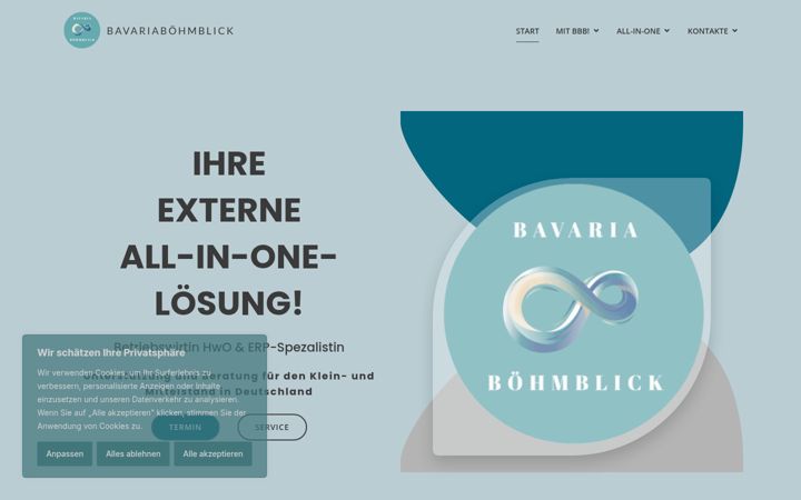 Screenshot of bavariaboehmblick.de