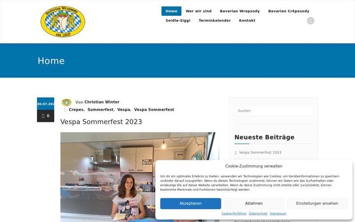 Screenshot of bavarian-crepesody.de